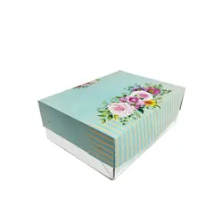 جعبه شیرینی نیم کیلویی 20 * 15 طرح بیتا