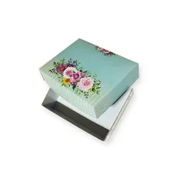 جعبه شیرینی نیم کیلویی 20 * 15 طرح بیتا