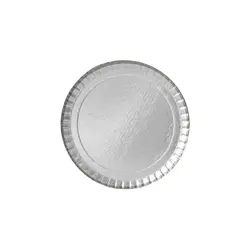 دیس گرد سه لایه قطر 27 سفید