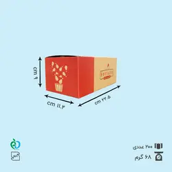 جعبه کنتاکی دو رنگ چاپ