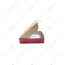 جعبه اسنک سه جفتی دو رنگ چاپ