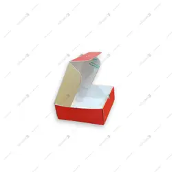 جعبه اسنک  تک جفتی دو رنگ چاپ