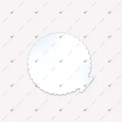 سینی کیک فانتزی قطر 27 سفید