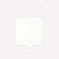 سینی کیک مربع فانتزی سفید