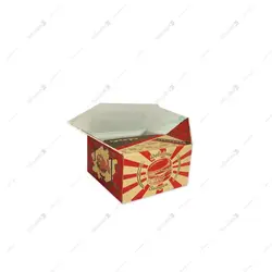 جعبه همبرگر دو رنگ چاپ