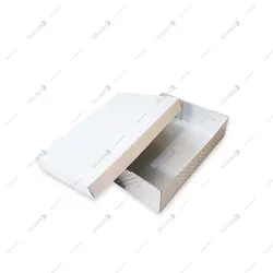 جعبه شیرینی یک و نیم کیلویی 23 *33 درب سفید