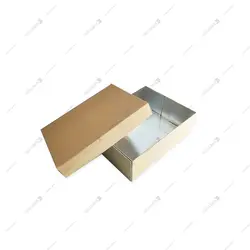 جعبه شیرینی نیم کیلویی 20*15 کرافت
