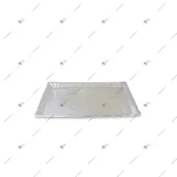 سینی 30 * 20 نقره ای