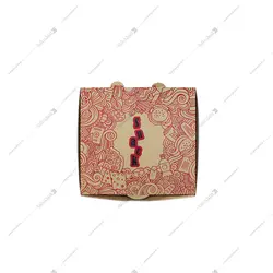 جعبه اسنک چهار جفتی دو رنگ چاپ