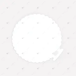 سینی کیک سفید فانتزی قطر 34