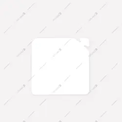 سینی کیک مربع 31 دسته دار سفید