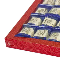 قیمت و خرید گز لقمه 18 درصد پسته و بادام اثلی بلداجی-400گرم - مالمو استور