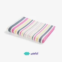 حوله مسافرتی مدل راه راه برند ابراهیمی یزد سایز 160*110