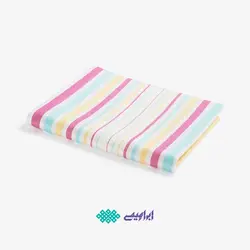 حوله مسافرتی مدل راه راه برند ابراهیمی یزد سایز 160*110