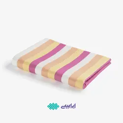 حوله مسافرتی مدل رنگین کمان برند ابراهیمی یزد سایز 110*160