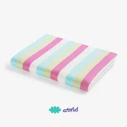 حوله مسافرتی مدل رنگین کمان برند ابراهیمی یزد سایز 110*160