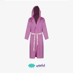 حوله تن پوش ساده صورتی ابراهیمی