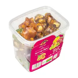 خرید سجوک گردویی لقمه ای چند طعم شهدمزدکان - 400 گرم