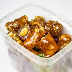 خرید سجوک گردویی لقمه ای چند طعم شهدمزدکان - 400 گرم