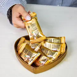 خرید حلوا سوهان بادامی 42 درصد فاقد شکر و روغن مبرهن خوانسار - 150 گرم