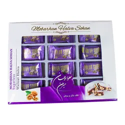 خرید حلوا سوهان گردویی 42 درصد فاقد شکر و روغن مبرهن خوانسار- 450 گرم