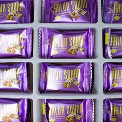 خرید حلوا سوهان گردویی 42 درصد فاقد شکر و روغن مبرهن خوانسار- 450 گرم