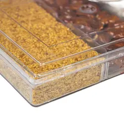 خرید بسته ترکیبی بادام سوخته و کنجد شکری و گزانگبین برندنقل قاسمی سنندج - 500 گرم