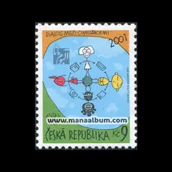 تمبر گفتگوی تمدنها چاپ : جمهوری چک