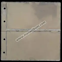ورق آلبوم اسکناس سایز کوچک شفاف 2 خانه