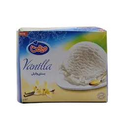 بستنی پاکتی دو لیتری وانیلی