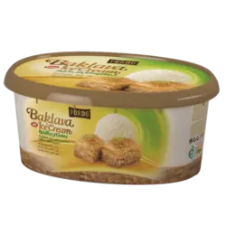 بستنی یک لیتری  وانیلی با باقلوا فوردو