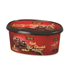 بستنی یک لیتری تریپل چاکلت فوردو