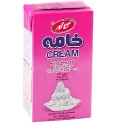 خامه 125 گرمی 25 درصد چربی تتراپک کاله