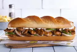 ساندویچ  مرغ مکزیکی