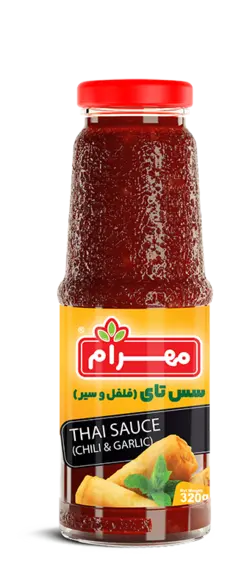 سس سیر و فلفل 320گ مهرام شیشه