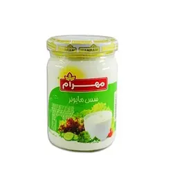 سس مایونز 240 گرم مهرام شیشه ای 24 عدد