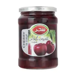 کمپوت گیلاس سحر شیشه 660گ