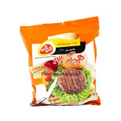 همبرگر معمولی 500 گرمی 30درصد گوشت5عددی شام شام