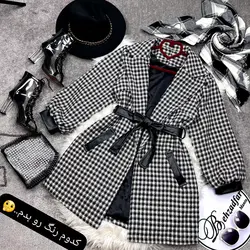 ۲۴۱ پالتو کمربند چرمی کد 241 - مانتو بهزاد فر