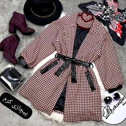 ۲۴۱ پالتو کمربند چرمی کد 241 - مانتو بهزاد فر