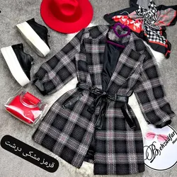 ۲۴۱ پالتو کمربند چرمی کد 241 - مانتو بهزاد فر