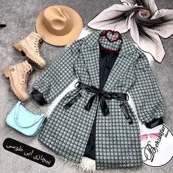 ۲۴۱ پالتو کمربند چرمی کد 241 - مانتو بهزاد فر