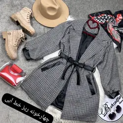 ۲۴۱ پالتو کمربند چرمی کد 241 - مانتو بهزاد فر