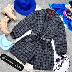 ۲۴۱ پالتو کمربند چرمی کد 241 - مانتو بهزاد فر