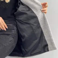 ۲۶۲ پالتو فوتر چهار دکمه کد 262 - مانتو بهزاد فر