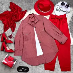 ۱۵۴ شومیز راه راه کد 154 - مانتو بهزاد فر