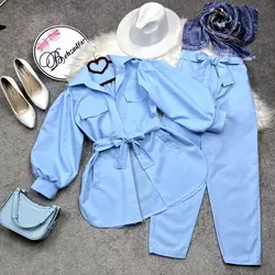 ۱۵۸ شومیز آستین پفی کد 158 - مانتو بهزاد فر