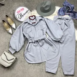 ۱۵۸ شومیز آستین پفی کد 158 - مانتو بهزاد فر