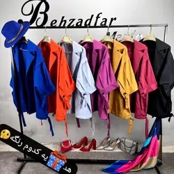 ۱۶۷ آستین حلقه و بندی کد 167 - مانتو بهزاد فر