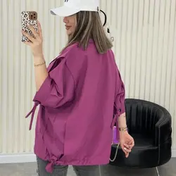 ۱۶۷ آستین حلقه و بندی کد 167 - مانتو بهزاد فر